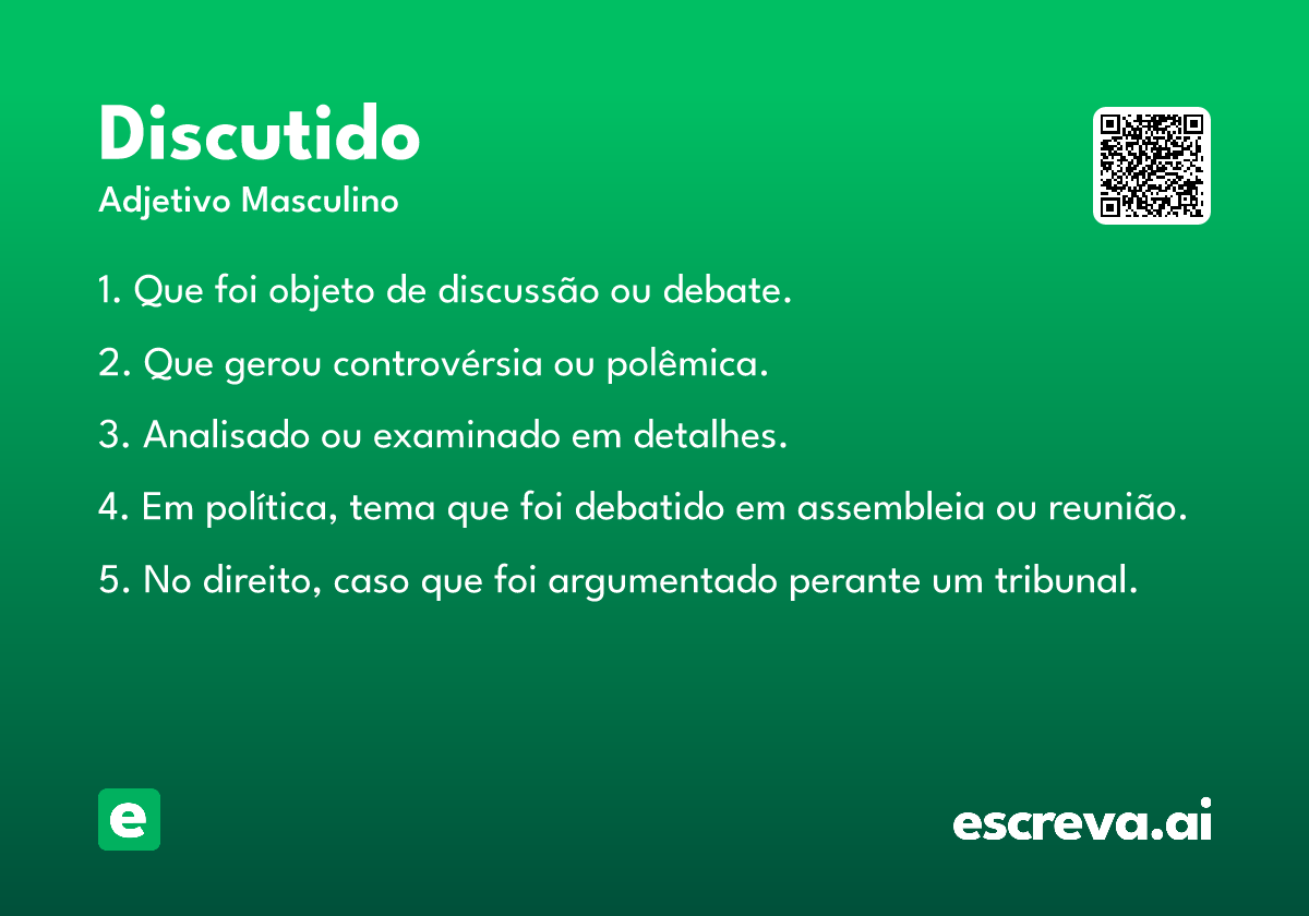 discutido