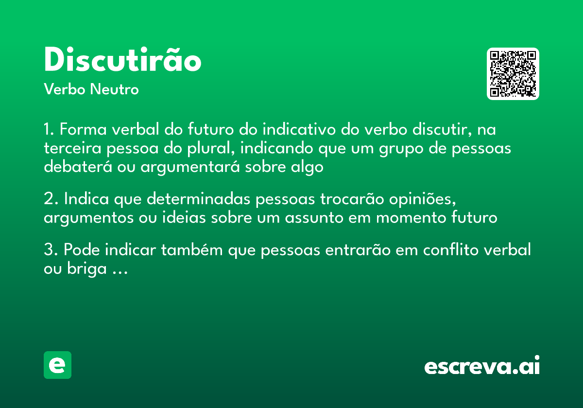 discutirão
