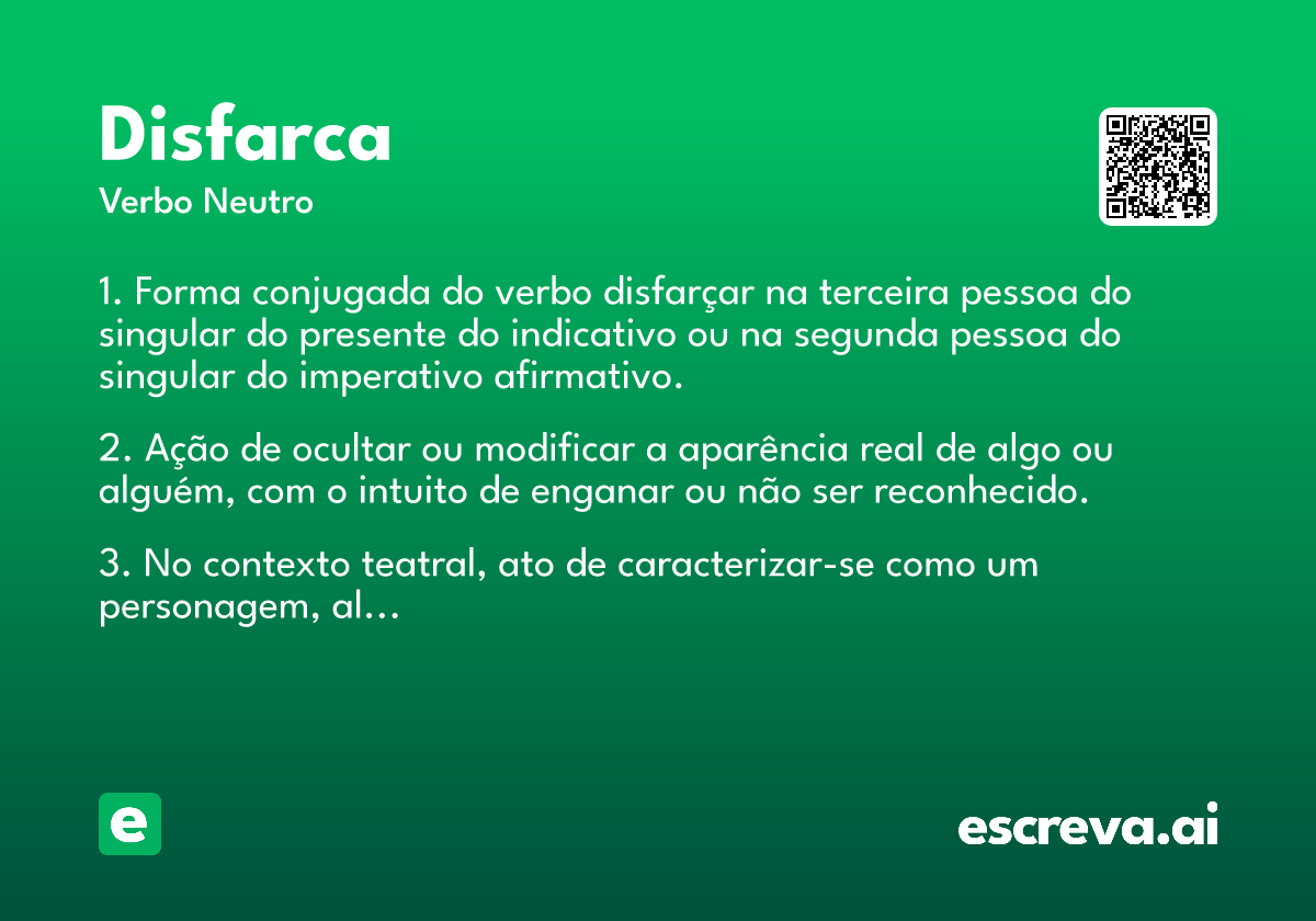 disfarca