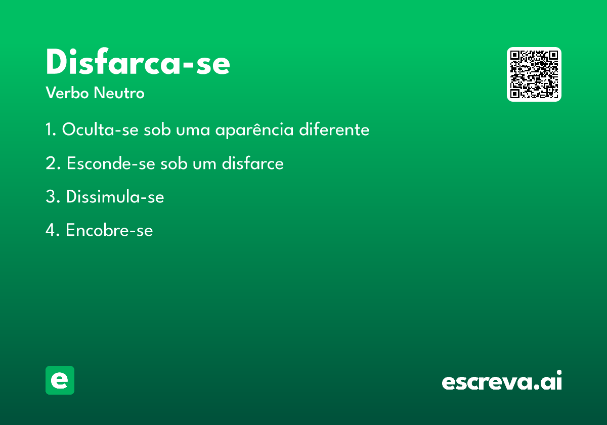 disfarca-se
