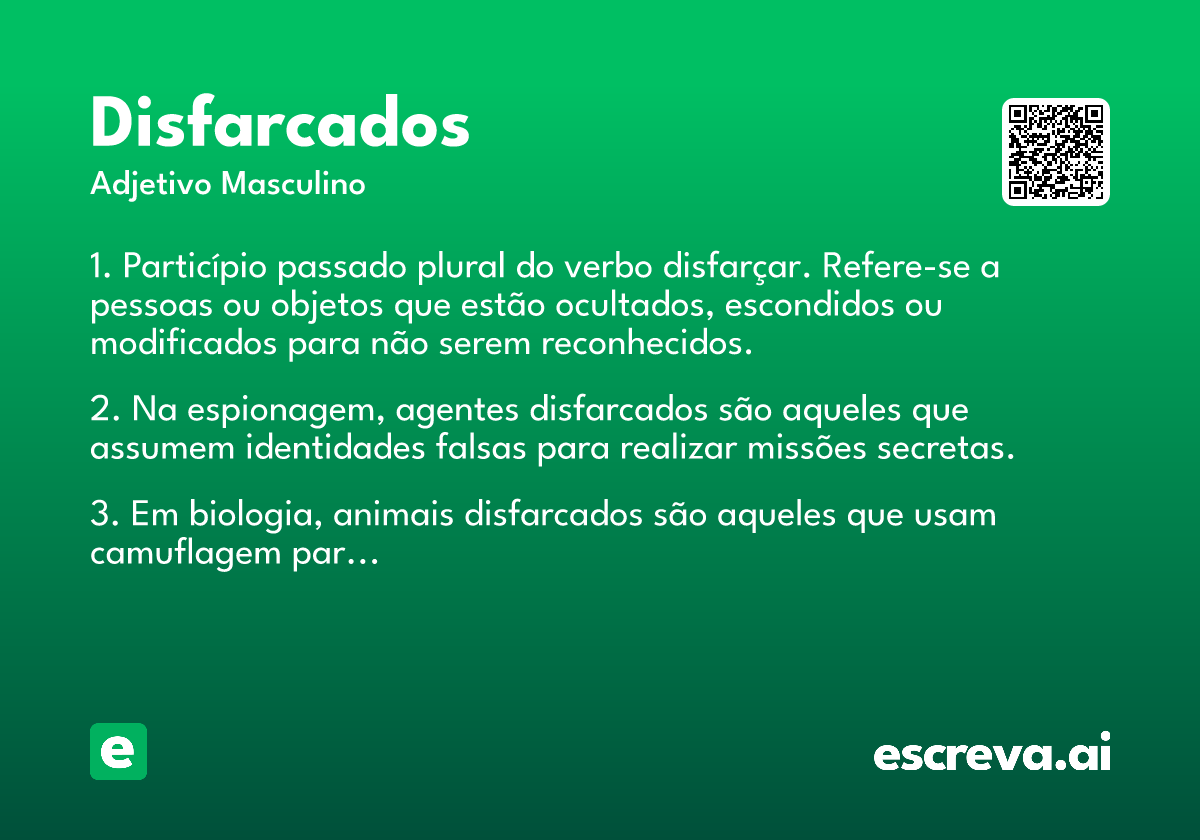 disfarcados