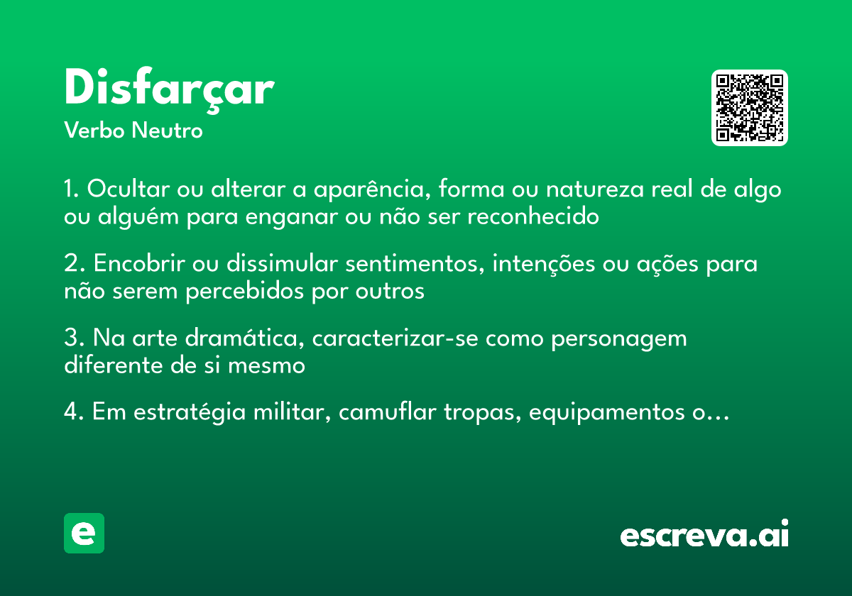 disfarçar