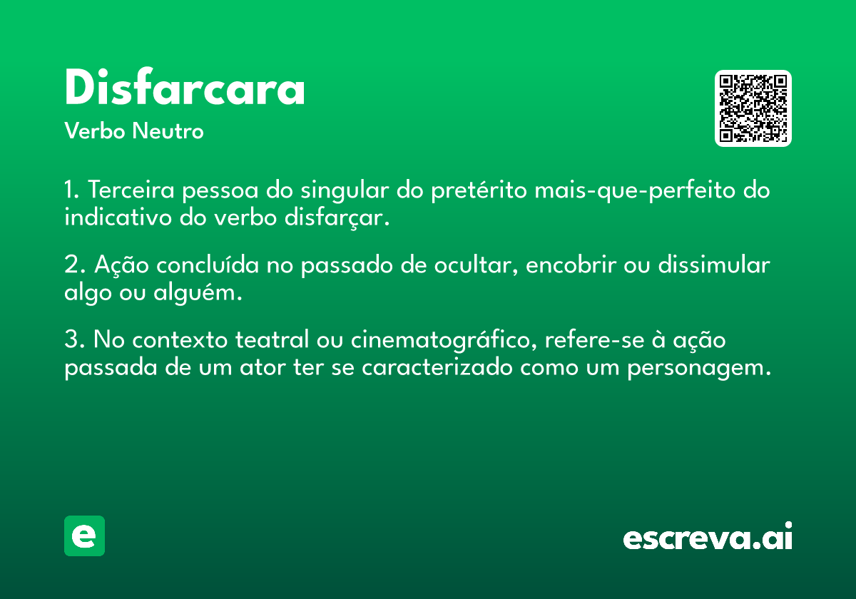 disfarcara