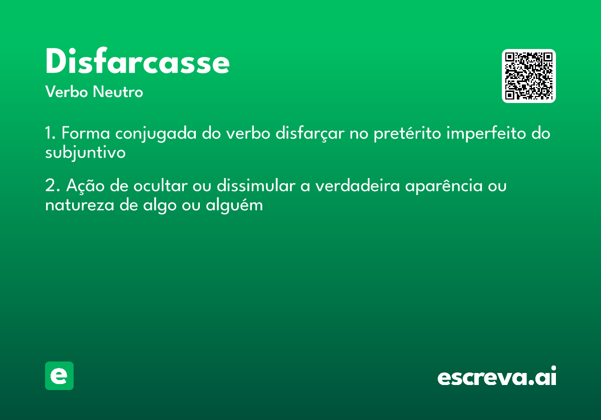 disfarcasse