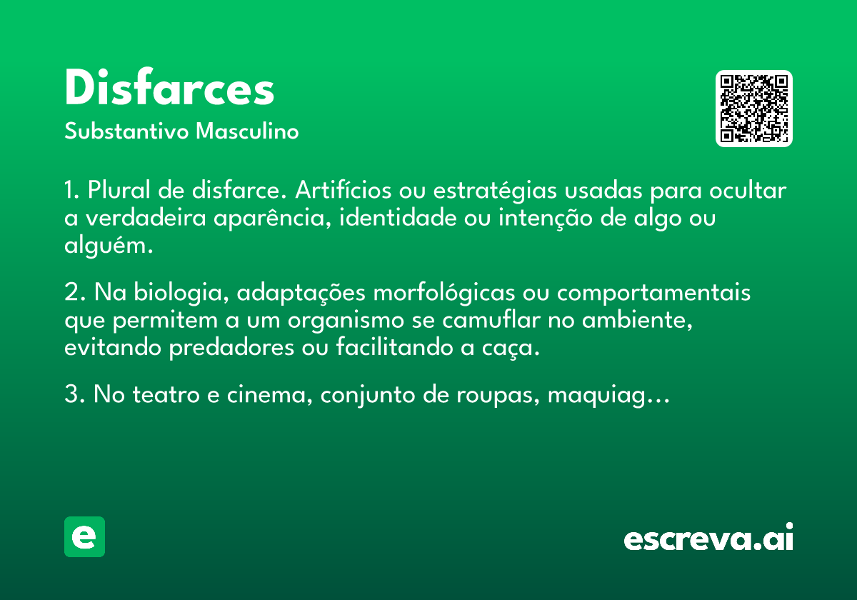 disfarces