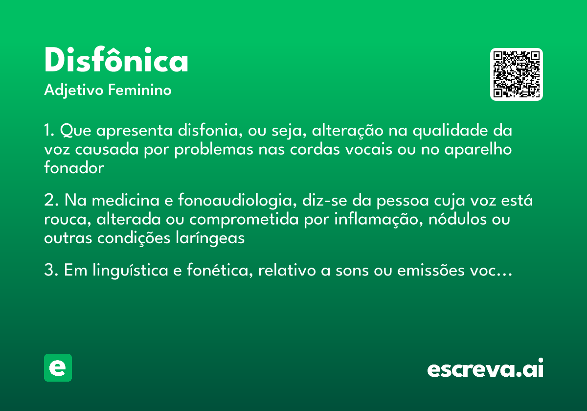 disfônica
