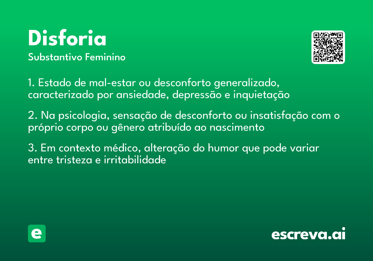 disforia
