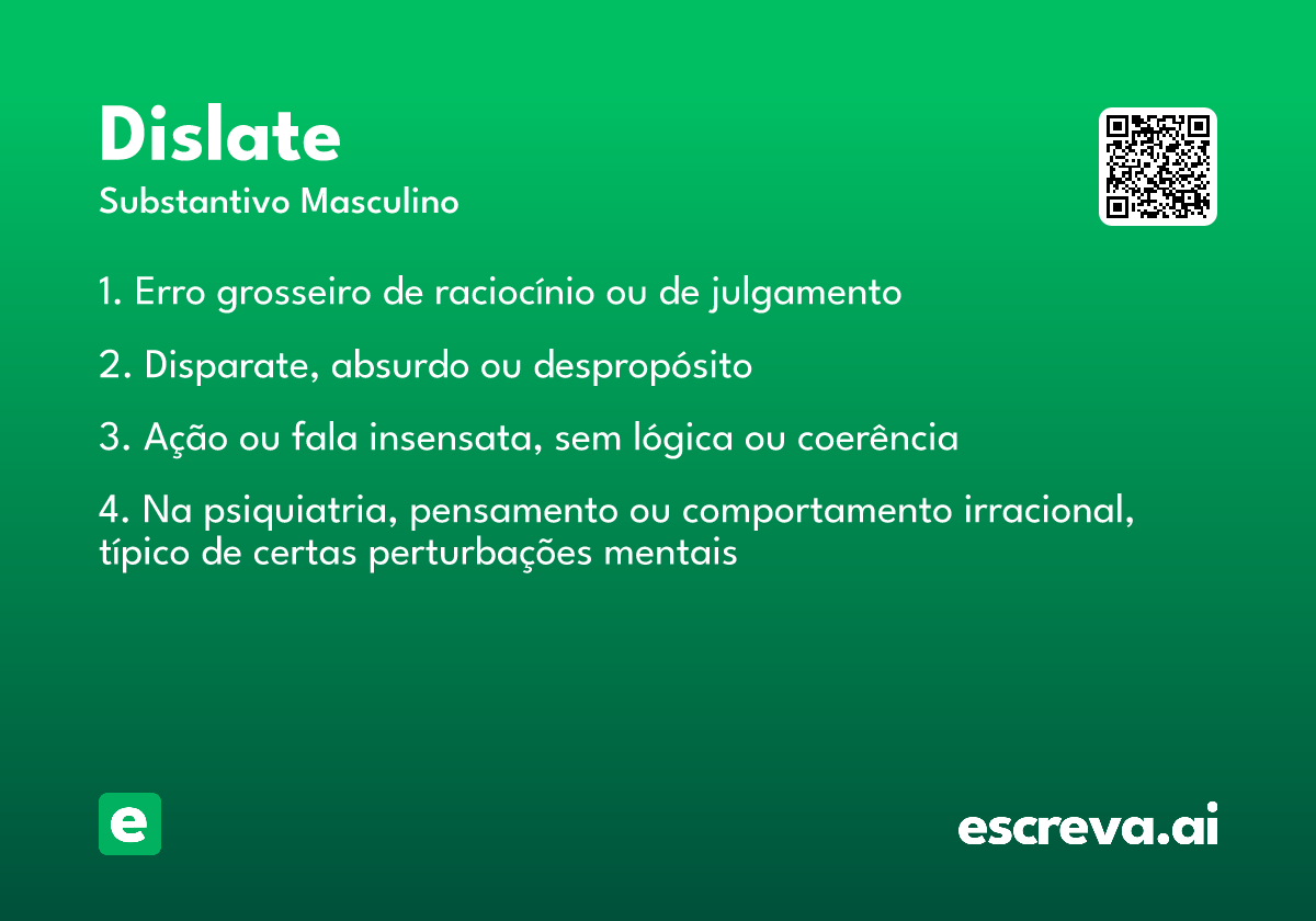 dislate