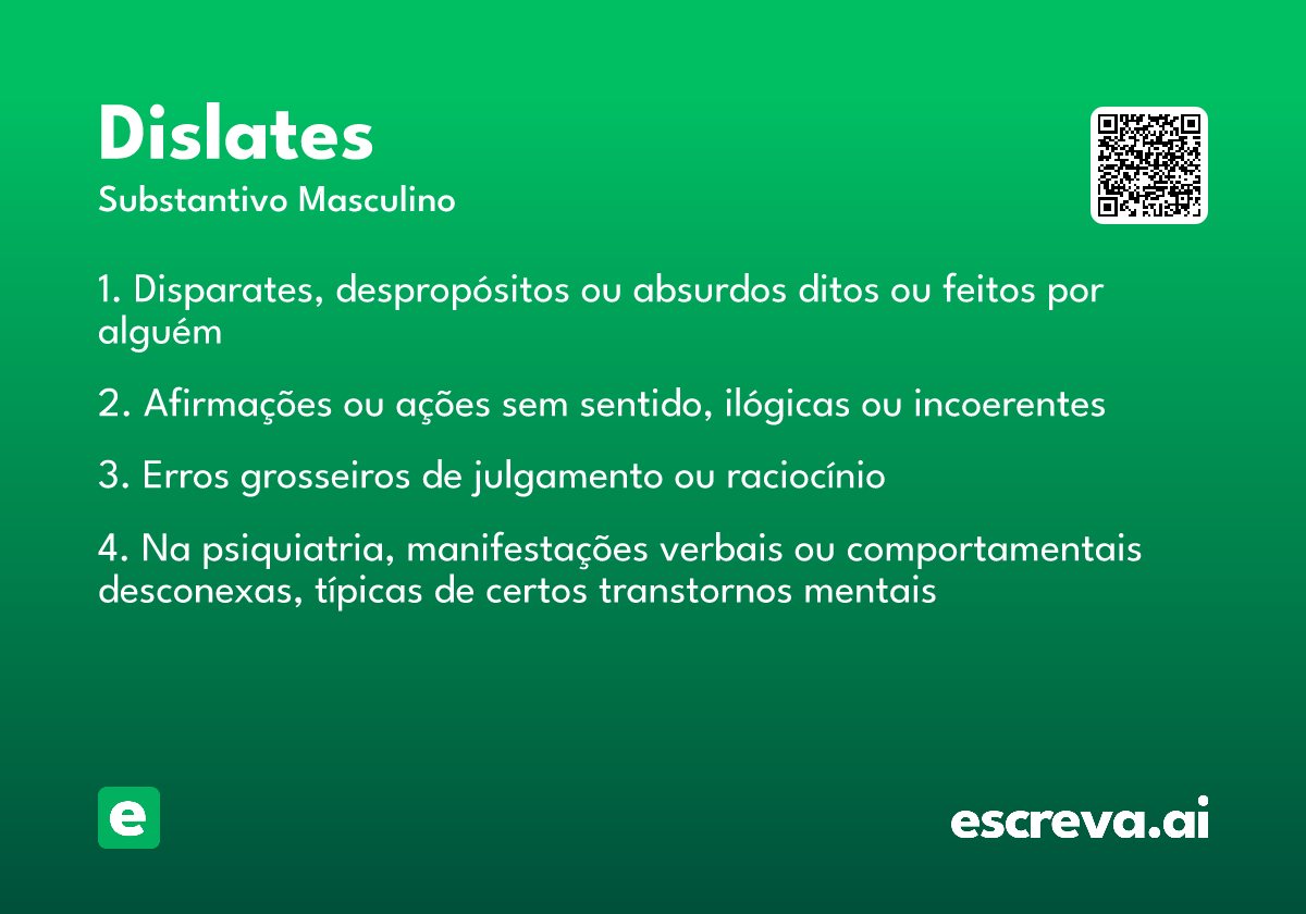 dislates