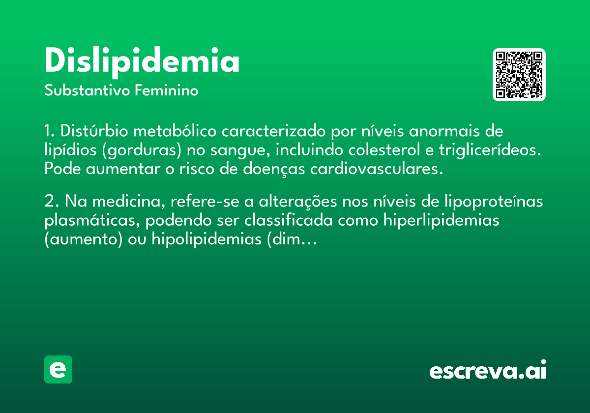 dislipidemia
