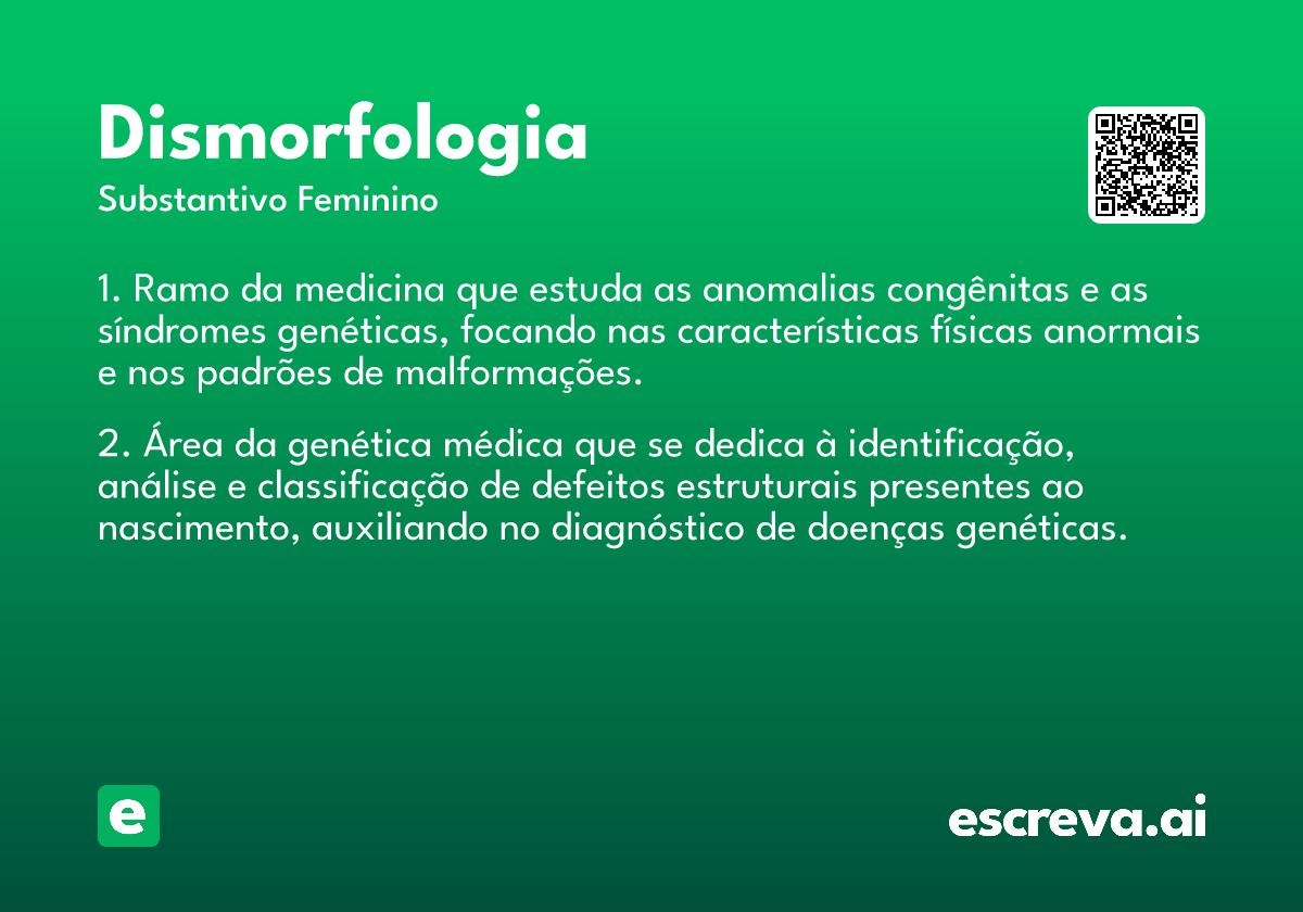 dismorfologia