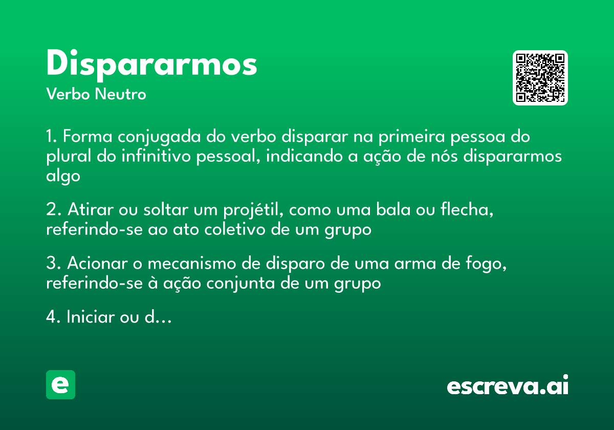 dispararmos