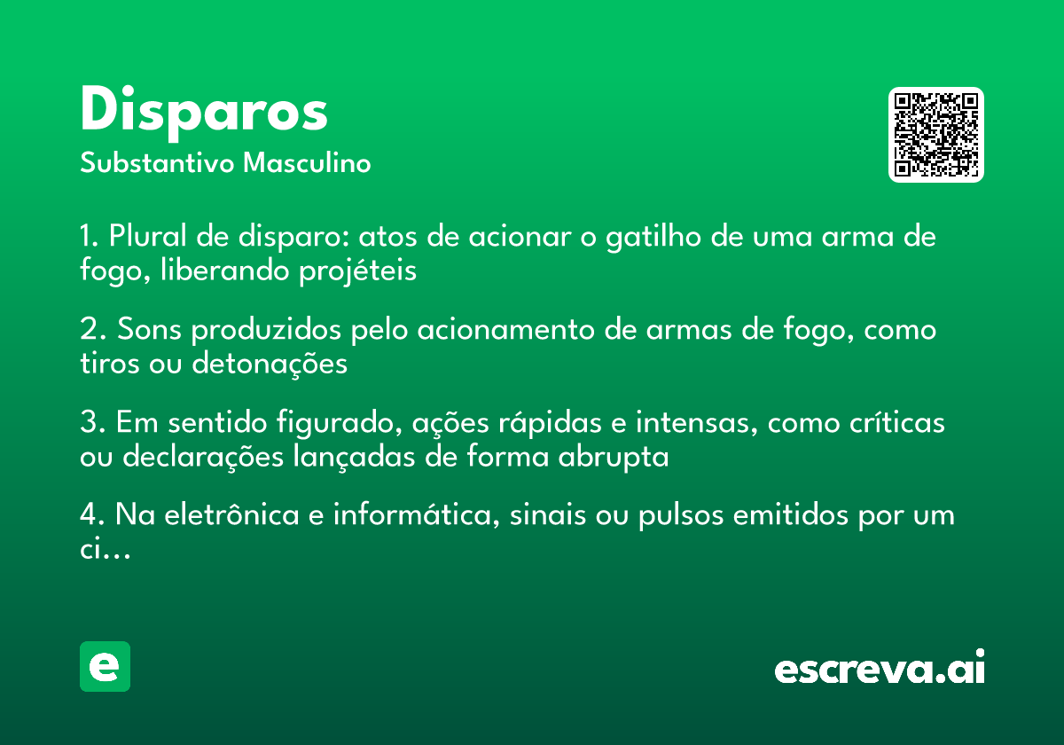 disparos