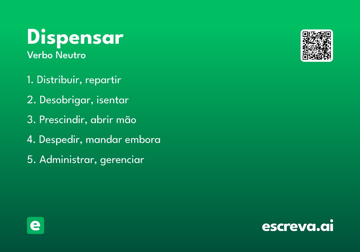 dispensar