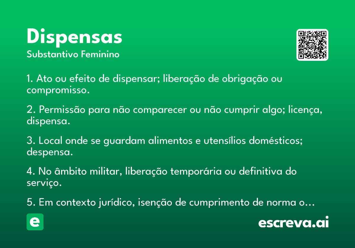 dispensas