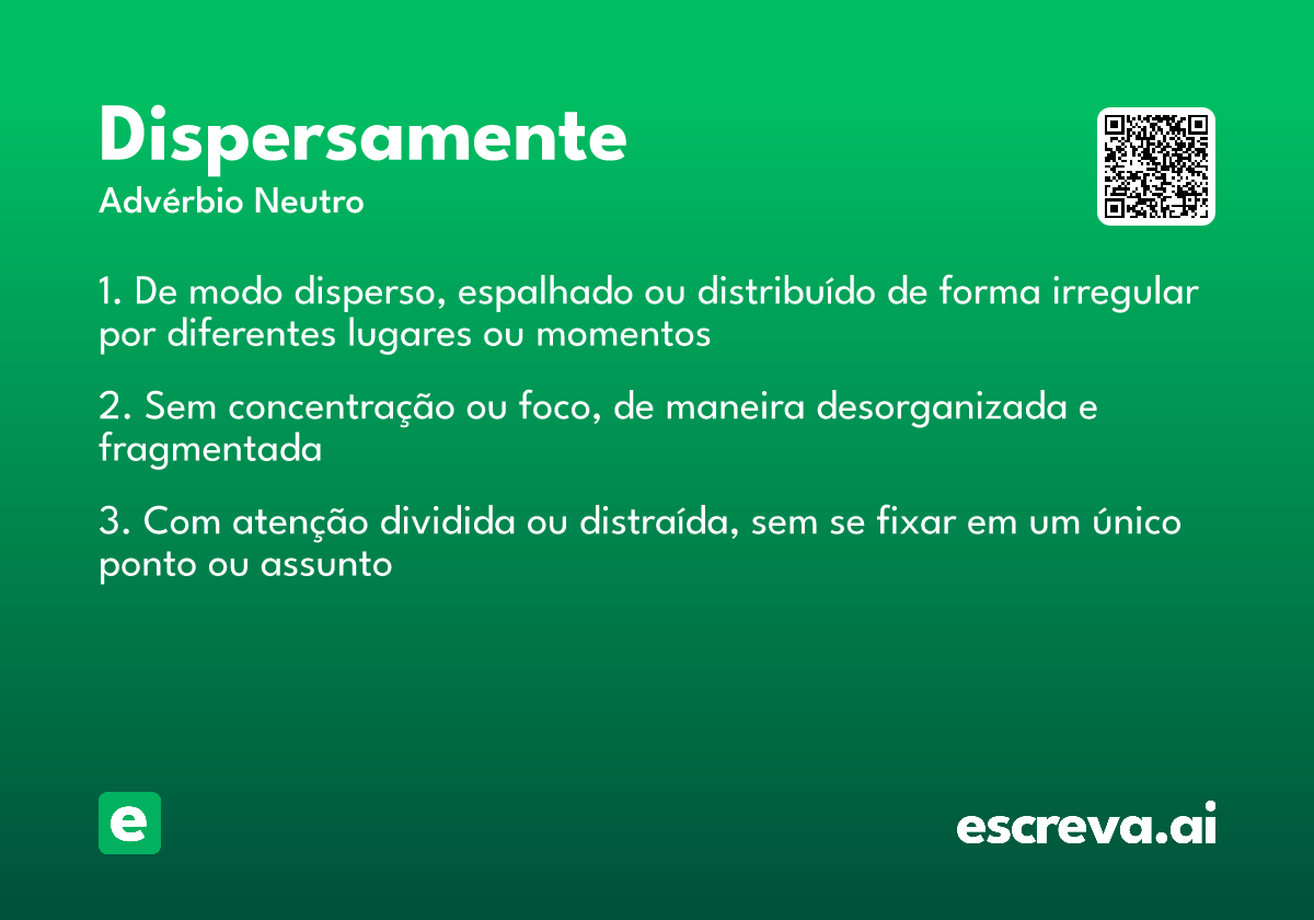 dispersamente