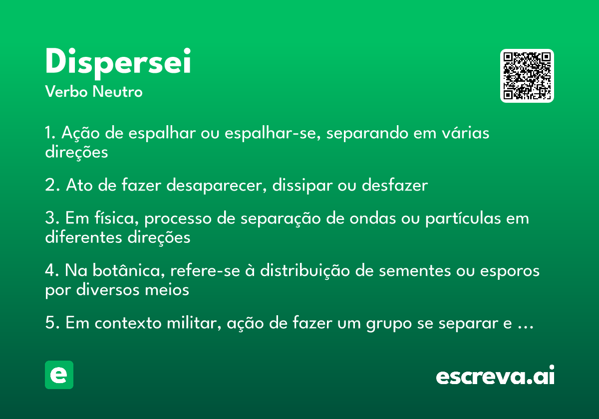 dispersei
