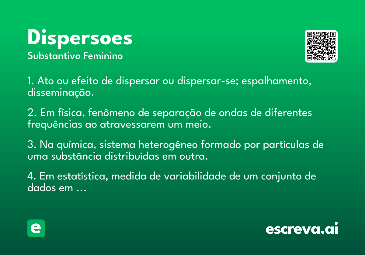 dispersoes
