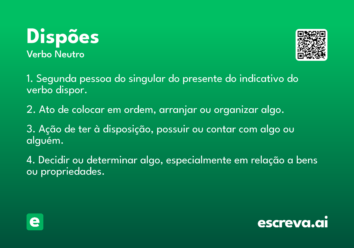 dispões