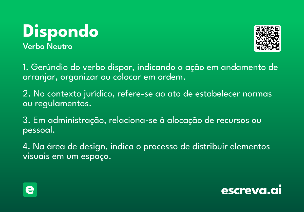 dispondo
