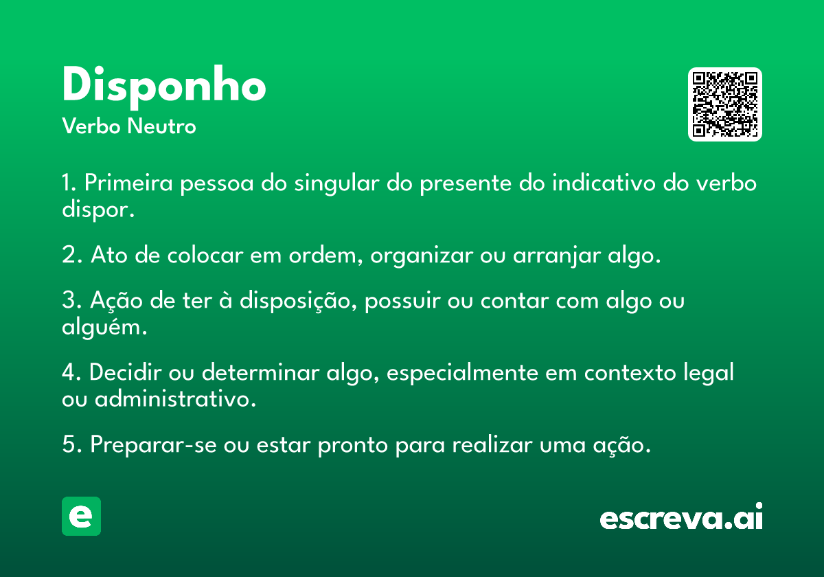 disponho