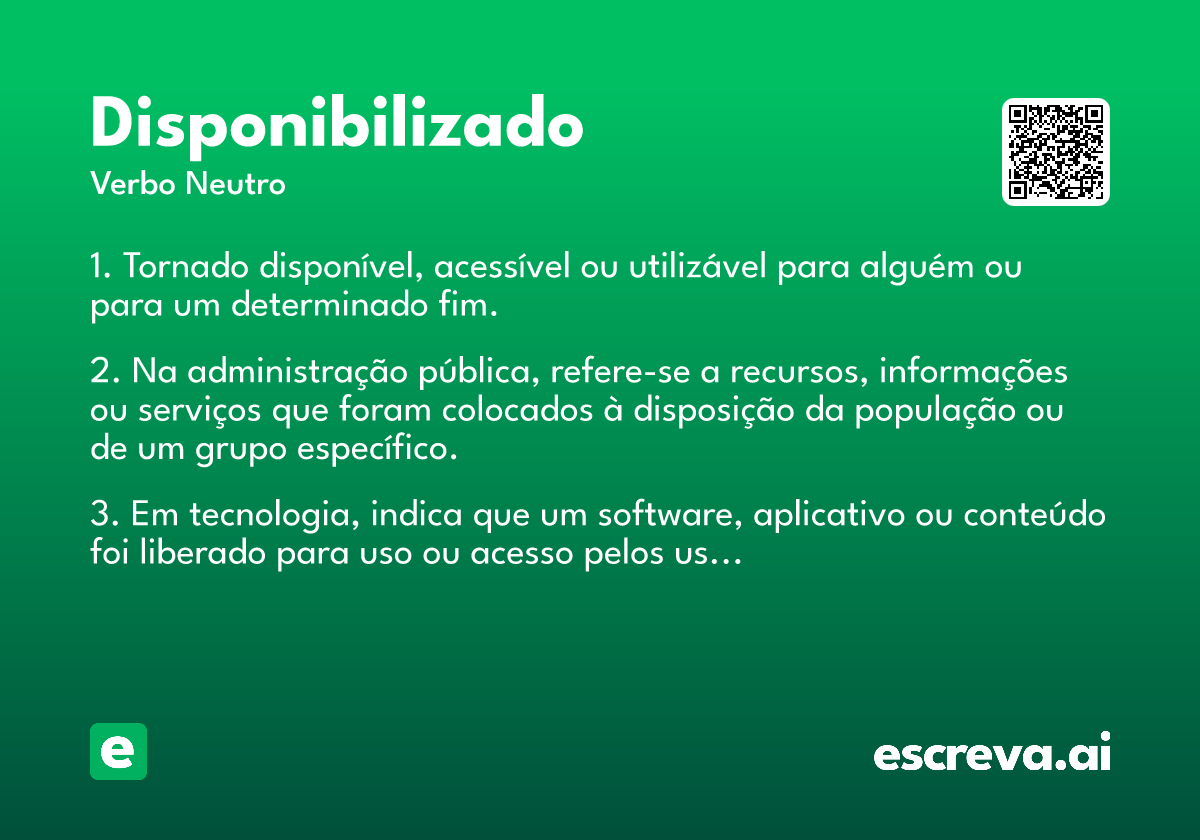 disponibilizado