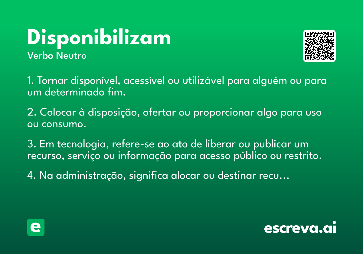 disponibilizam