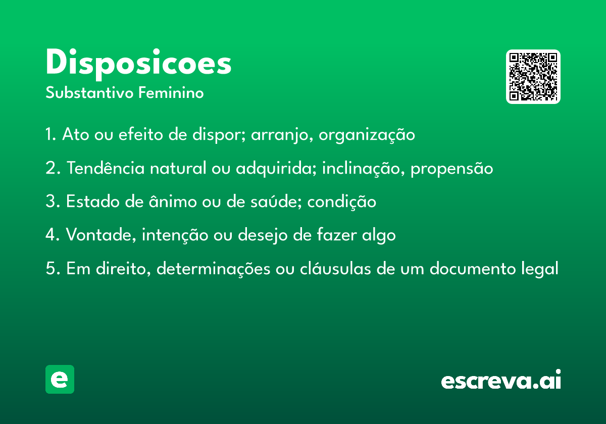 disposicoes