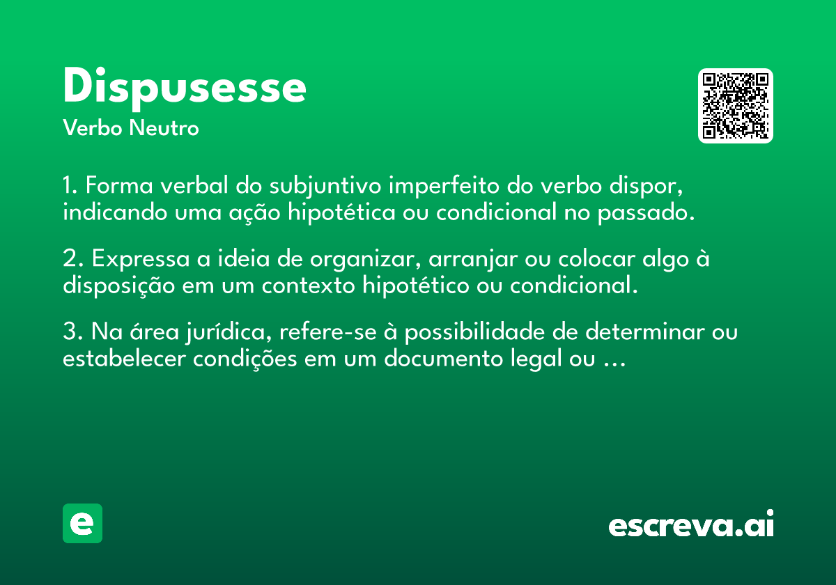 dispusesse