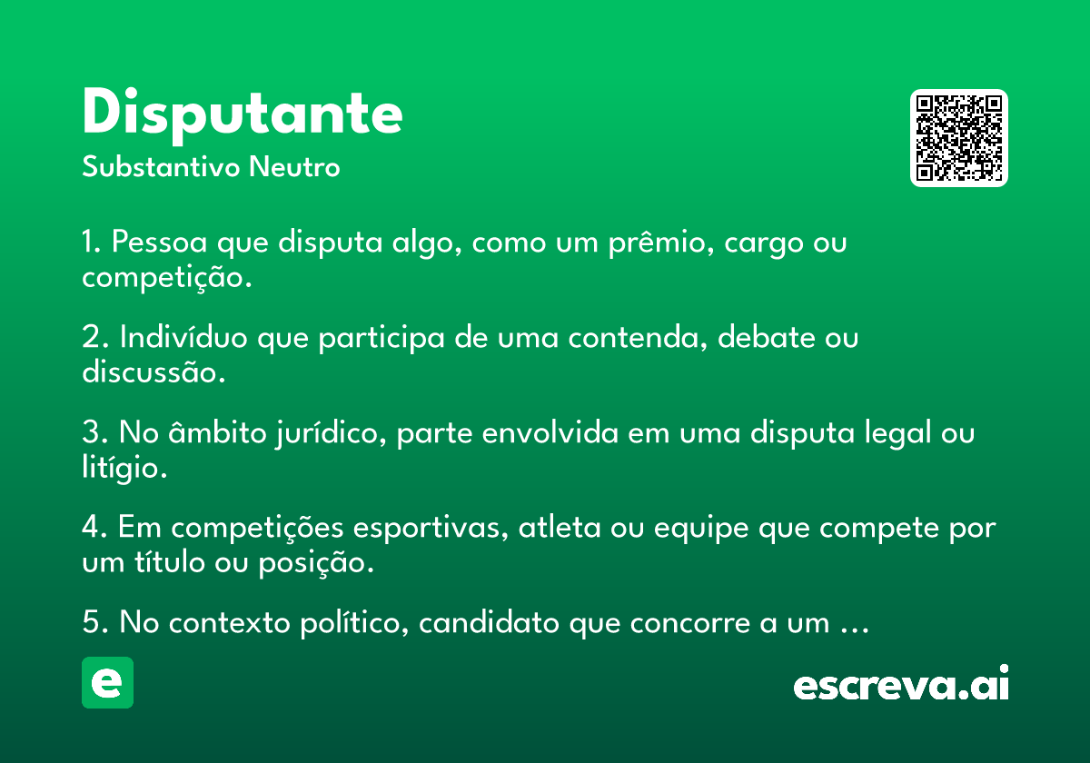 disputante