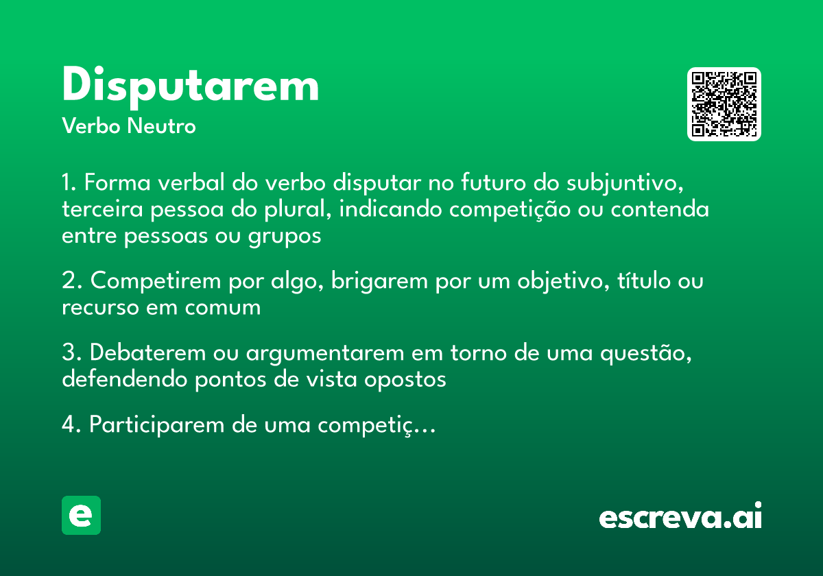 disputarem