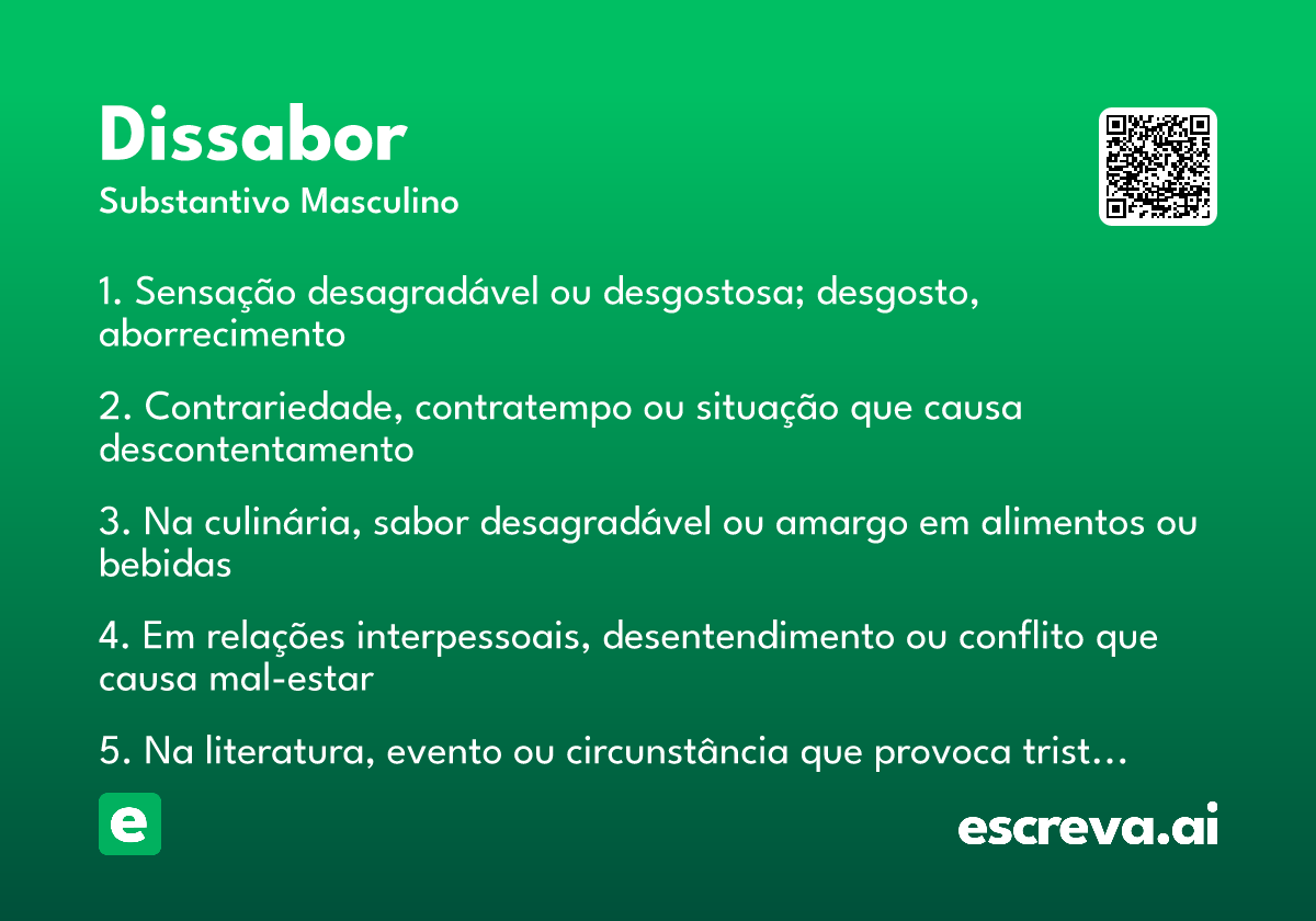 dissabor