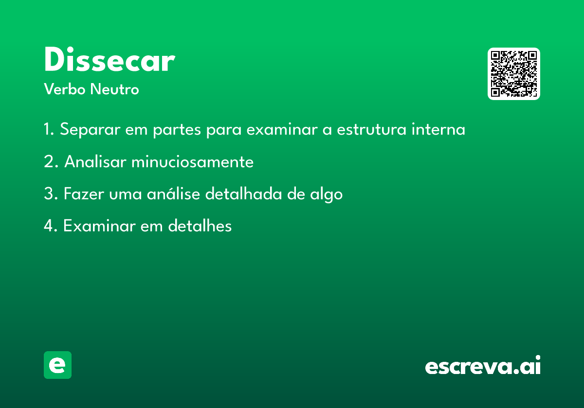 dissecar