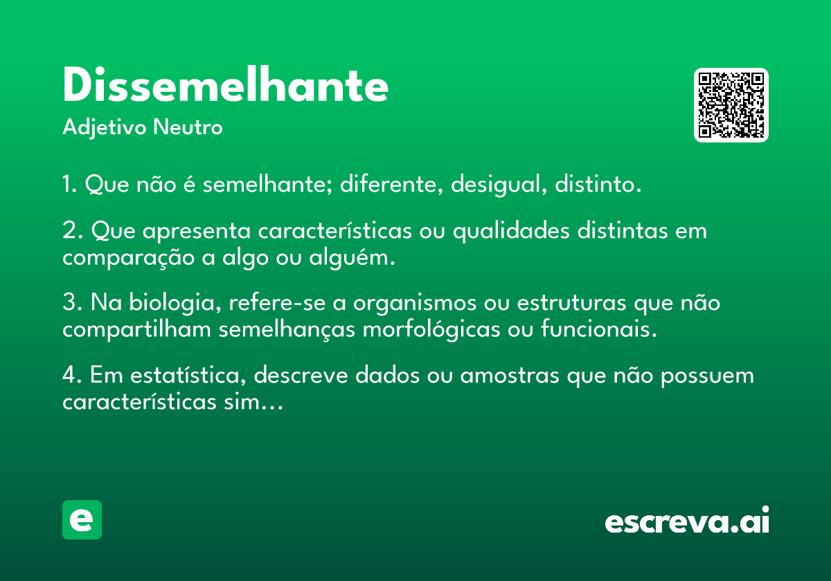 dissemelhante
