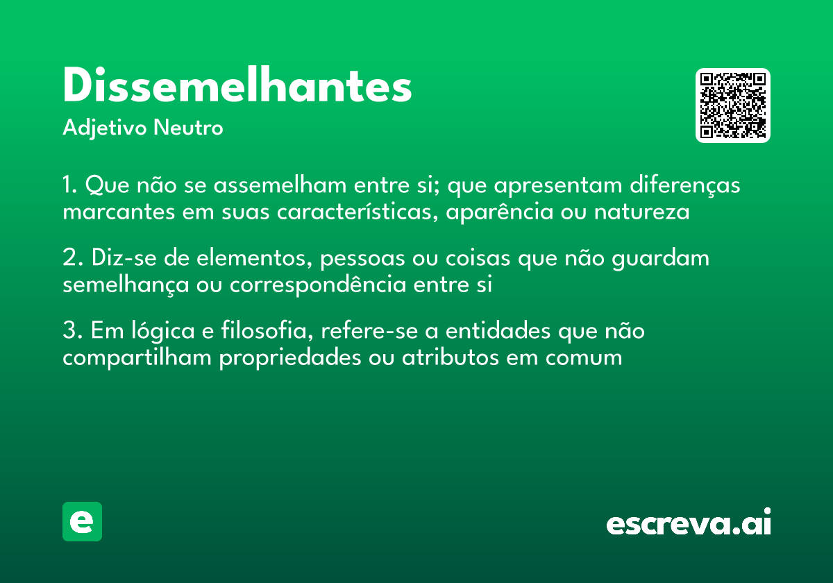 dissemelhantes