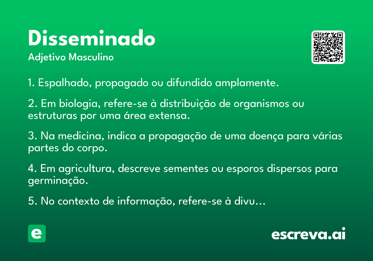 disseminado