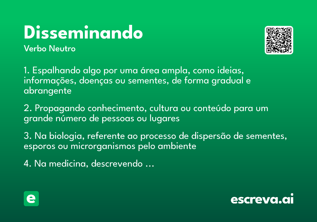 disseminando