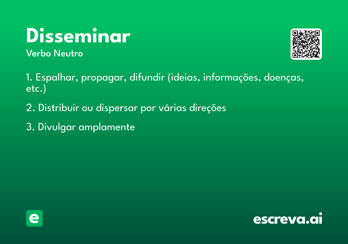 disseminar