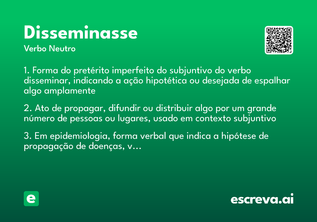 disseminasse