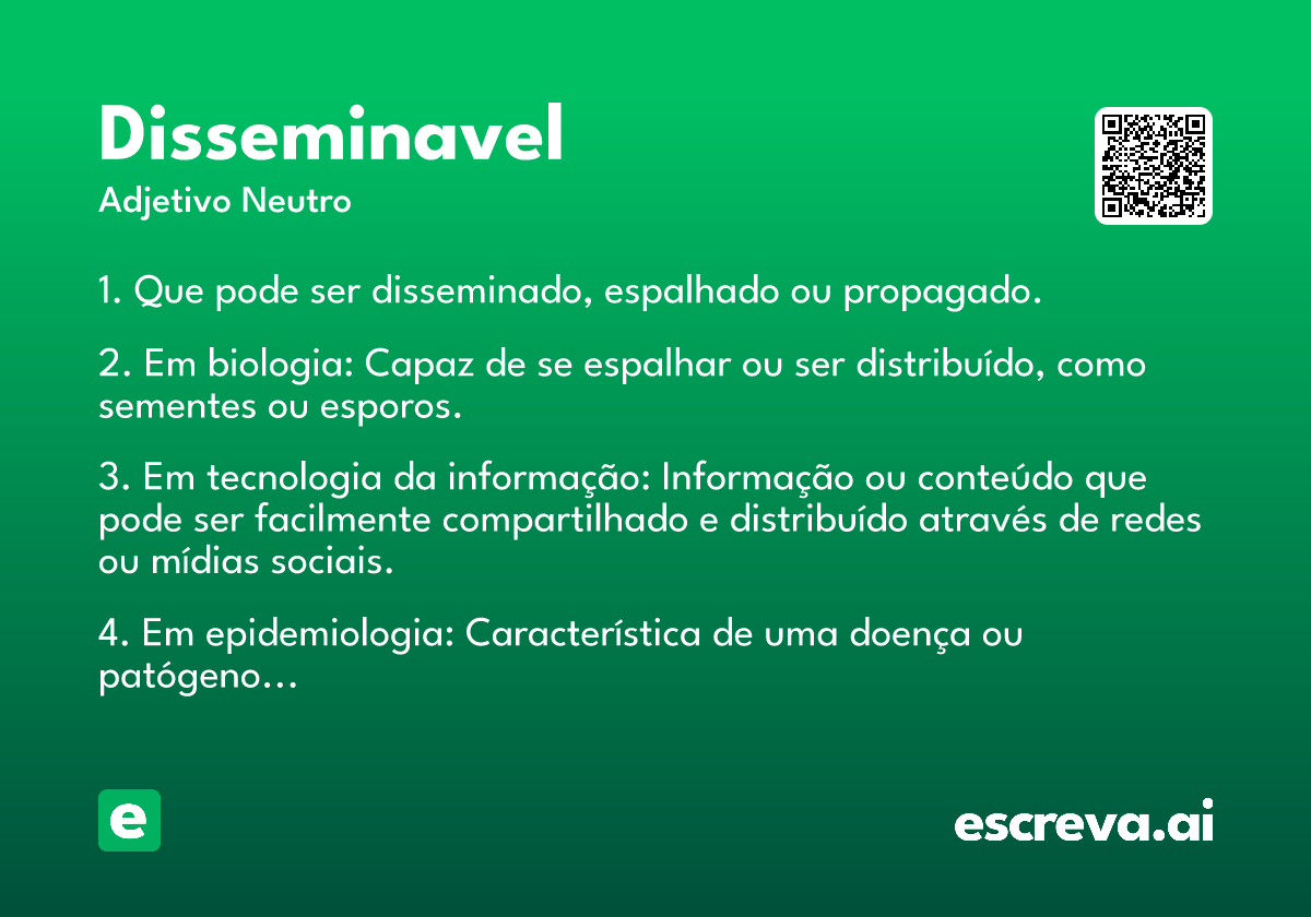 disseminavel