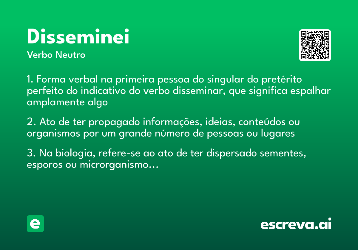 disseminei