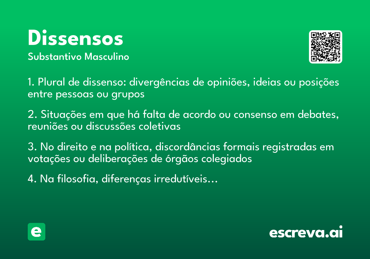 dissensos