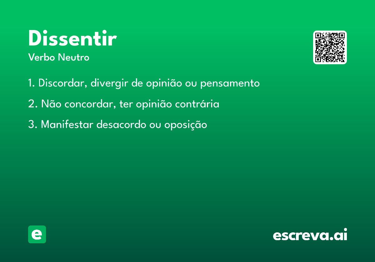 dissentir