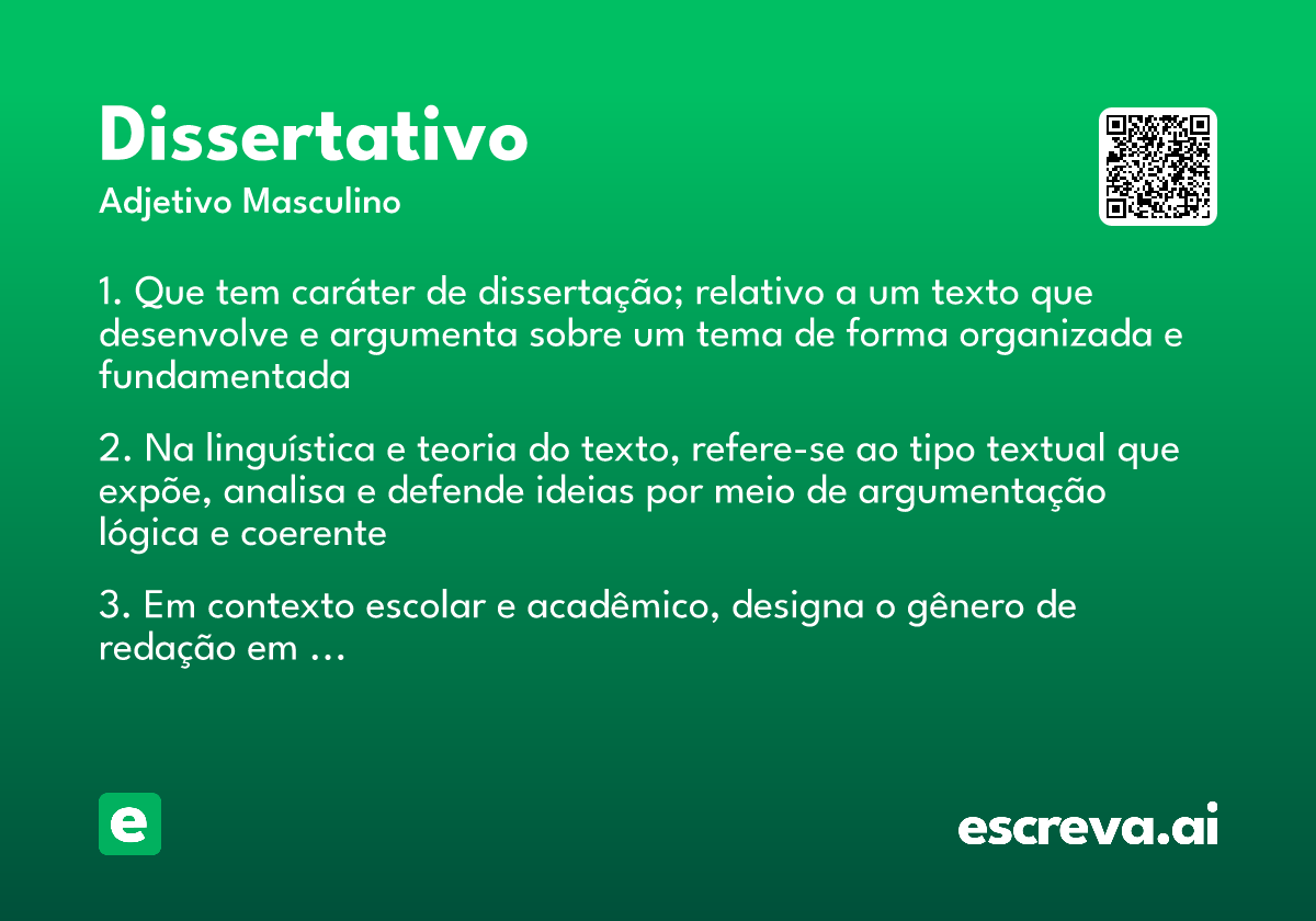 dissertativo