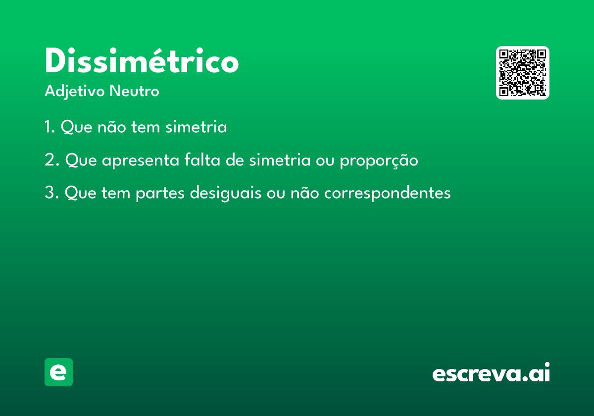 dissimétrico