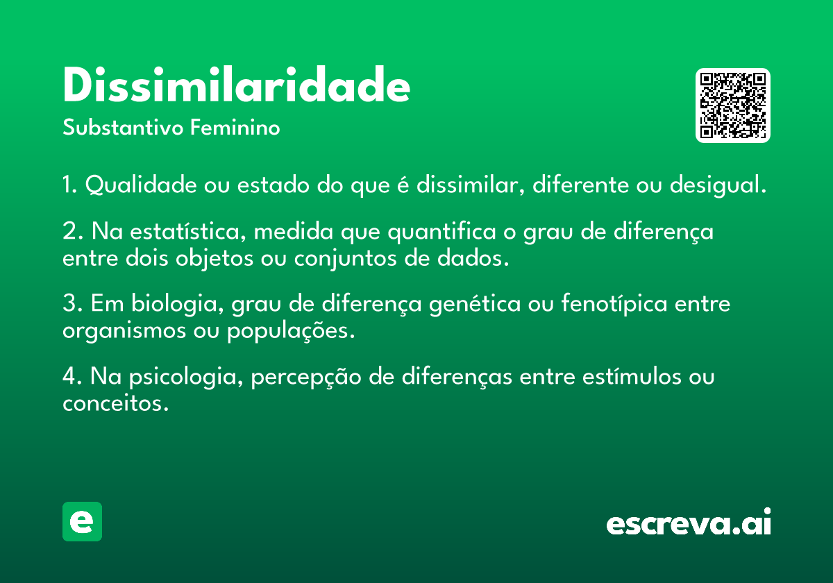 dissimilaridade