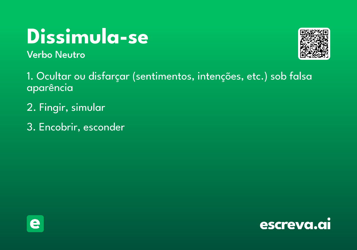 dissimula-se