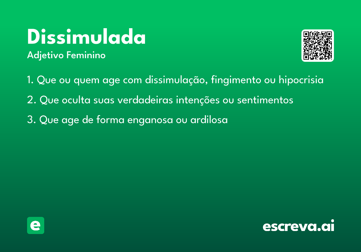 dissimulada