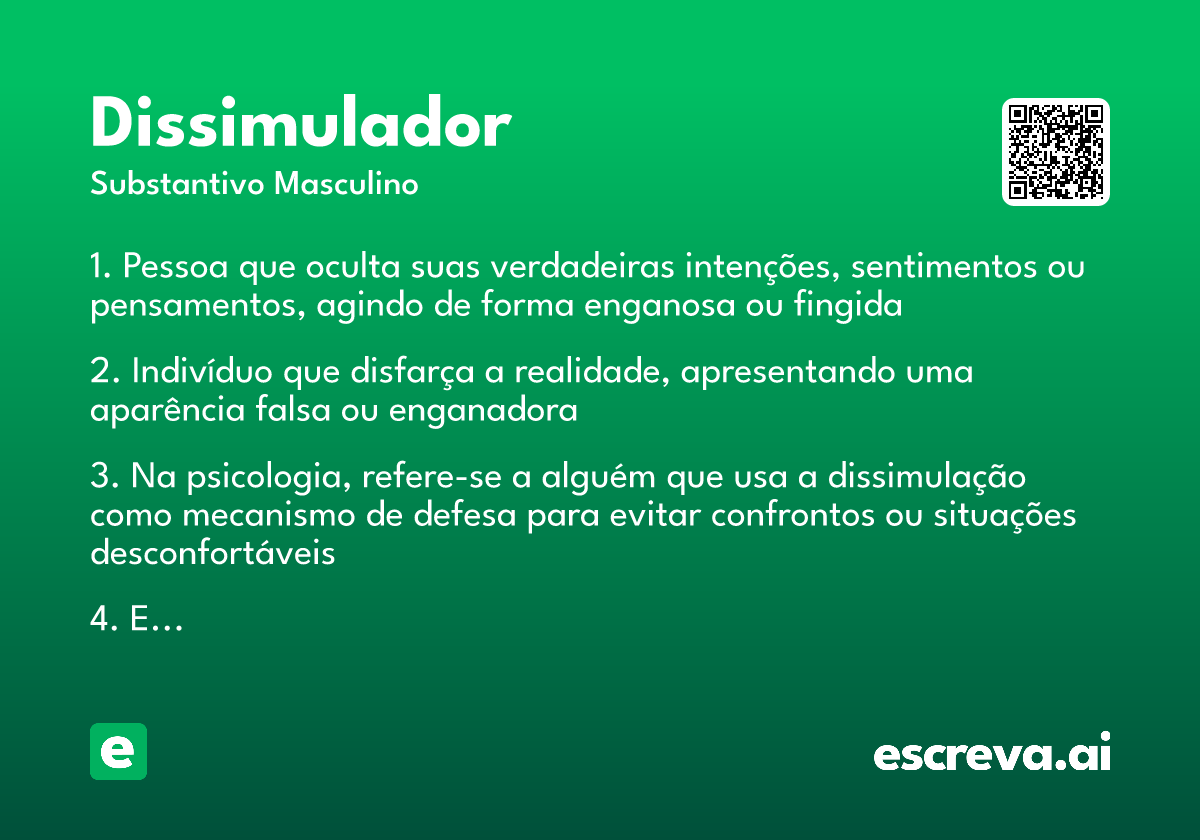 dissimulador