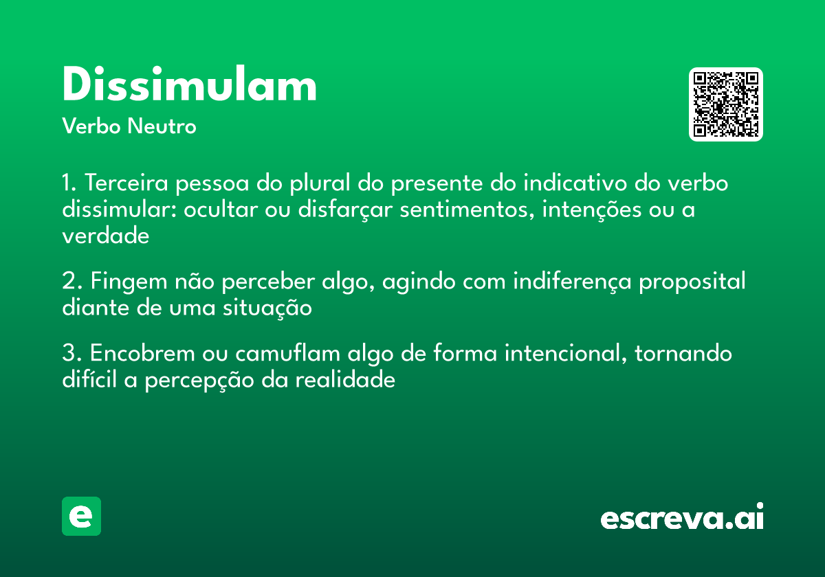 dissimulam
